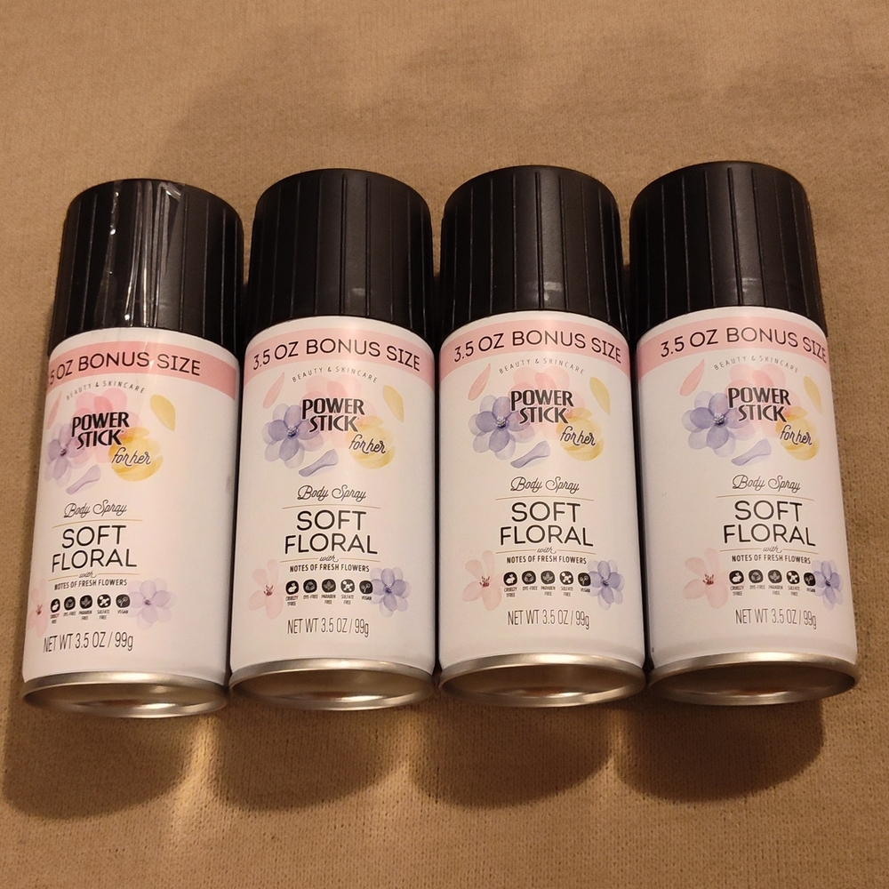 Power Stick Soft Floral Body Spray Set